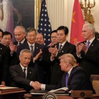 Donald Trump i kineski vicepremijer Liu He