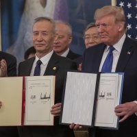 Donald Trump i kineski vicepremijer Liu He