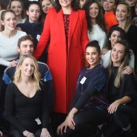 Nina Badrić na audiciji za plesače