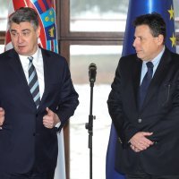 Novoizabrani predsjednik Zoran Milanović i Đuro Sessa (DIP)