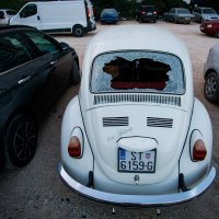 Oštećeni automobili u Splitu