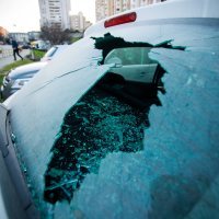 Oštećeni automobili u Splitu