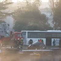 Zadarski vatrogasci izvukli vozilo koje je zamalo završilo u moru