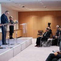 Zajednička konferencija Davora Božinovića i povjerenice Europske komisije Johansson