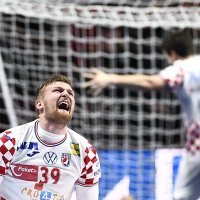 Slavlje hrvatskih rukometaša nakon pobjede nad Norveškom i ulaska u finale Eura