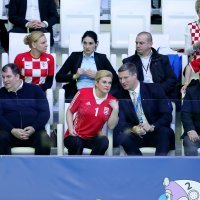 Kolinda Grabar Kitarović navija za hrvatske vaterpoliste