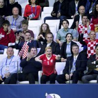 Kolinda Grabar Kitarović navija za hrvatske vaterpoliste