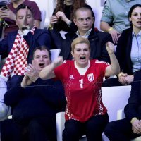 Kolinda Grabar Kitarović navija za hrvatske vaterpoliste