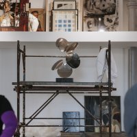 David Maljković, postavljanje izložbe 'S kolekcijom'