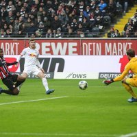 Eintracht Frankfurt (Almamy Toure, Kevin Trapp) - RB Leipzig (Timo Werner)
