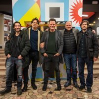 Mislav Brumec, dramaturg HRT-a, Nebojša Taraba, producent, Dalibor Matanić, redatelj, Miodrag Sila, producent i Danko Vučinović, kamerman