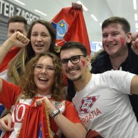 Doček srebrnih rukometaša po povratku s Eura u zračnoj luci 'Dr. Franjo Tuđman'