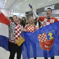 Doček srebrnih rukometaša po povratku s Eura u zračnoj luci 'Dr. Franjo Tuđman'