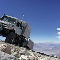 Mercedes-Benz Unimog U 5023 na Ojos de Salado na 6694 m/nm