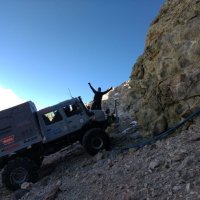 Mercedes-Benz Unimog U 5023 na Ojos de Salado na 6694 m/nm