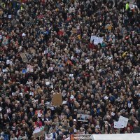 Tisuće na prosvjedu protiv Bandića u Zagrebu