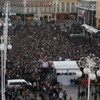Tisuće na prosvjedu protiv Bandića u Zagrebu