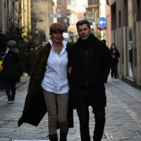 Leonarda i Zvone Boban u Šetnji Milanom