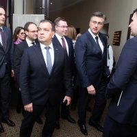 Vili Beroš i Andrej Plenković