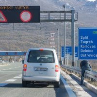 bura vjetar olujni vjetar autocesta