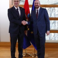 Sastanak Andreja Plenkovića sa predsjednikom Europskog vijeća Charlesom Michelom