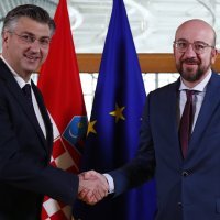 Sastanak Andreja Plenkovića sa predsjednikom Europskog vijeća Charlesom Michelom