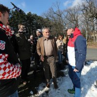 Zagreb: Gradonačelnik Milan Bandić sa suradnicima obišao sanjkalište na Cmroku
