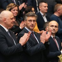 Plenković na obilježavanju 30. obljetnice osnutka valpovačkog HDZ-a