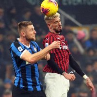 Inter (Milan Škriniar) - Milan (Samu Castillejo)