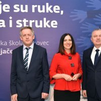 Andrej Plenković u Čakovcu na dodjeli stipendija učenicima tehničkih škola