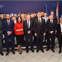 Andrej Plenković u Čakovcu na dodjeli stipendija učenicima tehničkih škola