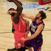 NBA, All Star, Rising Star Challenge, Svijet (Nicolo Melli) - Amerika (Eric Paschall)