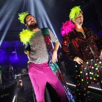 Nastup benda Let 3 na drugoj večeri AntiValentinovo koncerta u Boćarskom domu