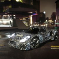 Maserati MC20 - zamaskiranog izgleda snimljen u noćnoj vožnji