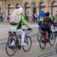 Startala vožnja na biciklima pod maskama od Zagreba do Samobora