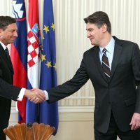 Zoran Milanović i Borut Pahor
