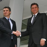 Zoran Milanović i Borut Pahor