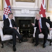 Boris Johnson i Andrej Plenković