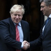 Boris Johnson i Andrej Plenković