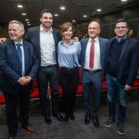 Davorko Vidović, Davor Bernardić, Biljana Borzan, Boris Piližota i Domagoj Hajduković