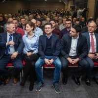 Davorko Vidović, Davor Bernardić, Biljana Borzan, Boris Piližota i Domagoj Hajduković