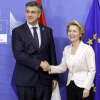 Andrej Plenković i Ursula Von der Leyen