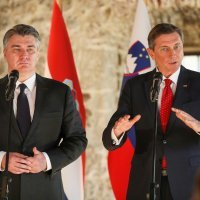 Otočec ob Krki: Konferencija za medije Zorana Milanovića i Boruta Pahora