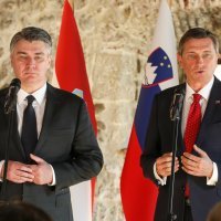 Otočec ob Krki: Konferencija za medije Zorana Milanovića i Boruta Pahora