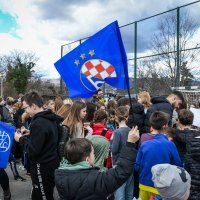 Dinamovci se družili s djecom