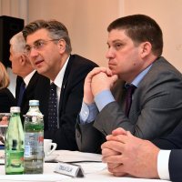 Andrej Plenković, Oleg Butković i Tomislav Čuljak