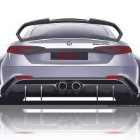 Alfa Romeo Giulia GTAm - skica