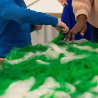 Hana Miletić & Globe Aroma, Felt Workshop, M-Museum, Leuven, 2019.