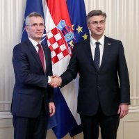 Andrej Plenković s Jensom Stoltenbergom
