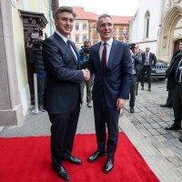 Andrej Plenković s Jensom Stoltenbergom